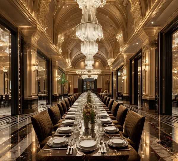 奢华酒店，让奢华之光照亮您的用餐之路